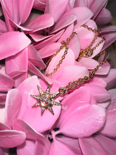 Load image into Gallery viewer, Star Diamond Gold Necklace (Link Chain)
