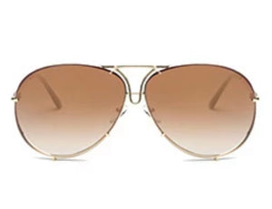 Brown Oversized Porsha Sunglasses