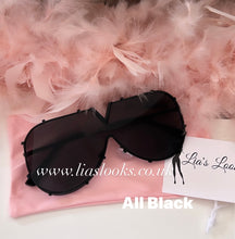 Load image into Gallery viewer, All Black Oversized Sunglasses
