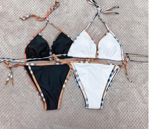 Black Checkered Bikini (CLEARANCE)