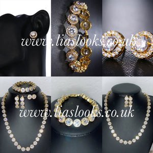Bling Tennis Set (Gold)