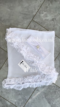 Load image into Gallery viewer, Frilly Ruffle White Sarong
