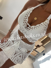 Load image into Gallery viewer, White Crochet Set
