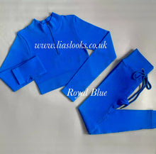 Load image into Gallery viewer, Royal Blue Ribbed Lounge Set (PREMIUM COLLECTION) CLEARANCE
