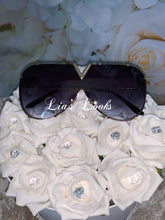 Load image into Gallery viewer, Gradient Black/Grey Oversized Sunglasses
