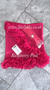 Frilly Ruffle Raspberry Pink Sarong