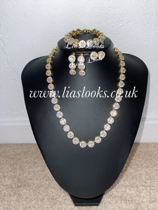 Bling Tennis Set (Gold)