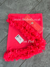 Load image into Gallery viewer, Frilly Ruffle Neon Pink Sarong
