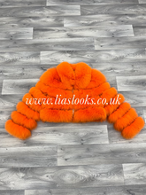 Load image into Gallery viewer, Deluxe Short Coat Fire Orange
