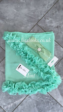 Load image into Gallery viewer, Frilly Ruffle Mint Sarong
