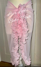 Load image into Gallery viewer, Frilly Ruffle Baby Pink Sarong
