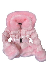 CHILDREN’S - Candy Floss Romani Coat (Faux Fur)