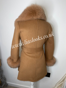 Camel Wool & Cashmere Coat