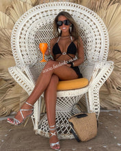 Load image into Gallery viewer, Black Diamanté Bikini
