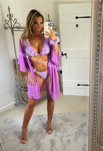 Lilac Mid Sleeve Kaftan (CLEARANCE)