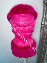 Load image into Gallery viewer, Hot Pink Romani Coat (Faux Fur)
