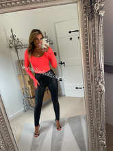 Load image into Gallery viewer, Black Leather Look Leggings (CLEARANCE)
