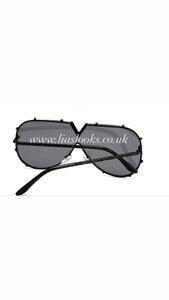 All Black Oversized Sunglasses