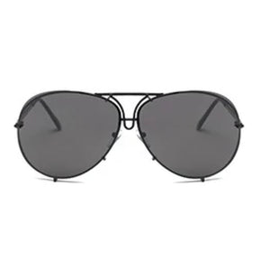All Black Oversized Porsha Sunglasses