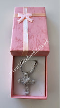 Load image into Gallery viewer, Bling Cross Necklace with Tennis Chain

