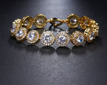 Load image into Gallery viewer, Bling Tennis Chain Bracelet (Gold)
