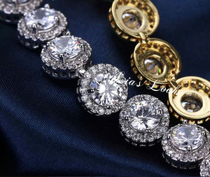 Bling Tennis Chain Bracelet (Gold)
