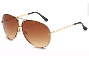Brown Oversized Porsha Sunglasses
