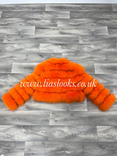 Load image into Gallery viewer, Deluxe Short Coat Fire Orange

