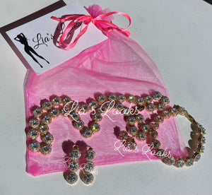 Bling Tennis Set (Gold)