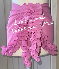 Load image into Gallery viewer, Frilly Ruffle Candy Pink Sarong
