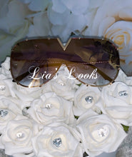 Load image into Gallery viewer, Gold Oversized Sunglasses
