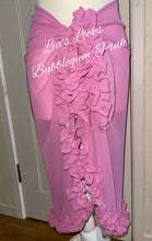 Load image into Gallery viewer, Frilly Ruffle Candy Pink Sarong
