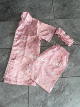 Load image into Gallery viewer, Baby Pink Satin Pj’s and Headband (CLEARANCE)
