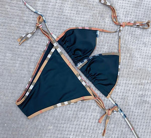 Black Checkered Bikini (CLEARANCE)