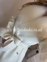 Load image into Gallery viewer, Ivory Wool &amp; Cashmere Coat
