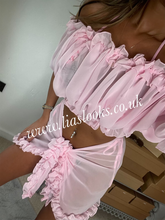 Load image into Gallery viewer, Baby Pink Flower Bikini
