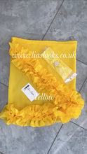Load image into Gallery viewer, Frilly Ruffle Yellow Sarong
